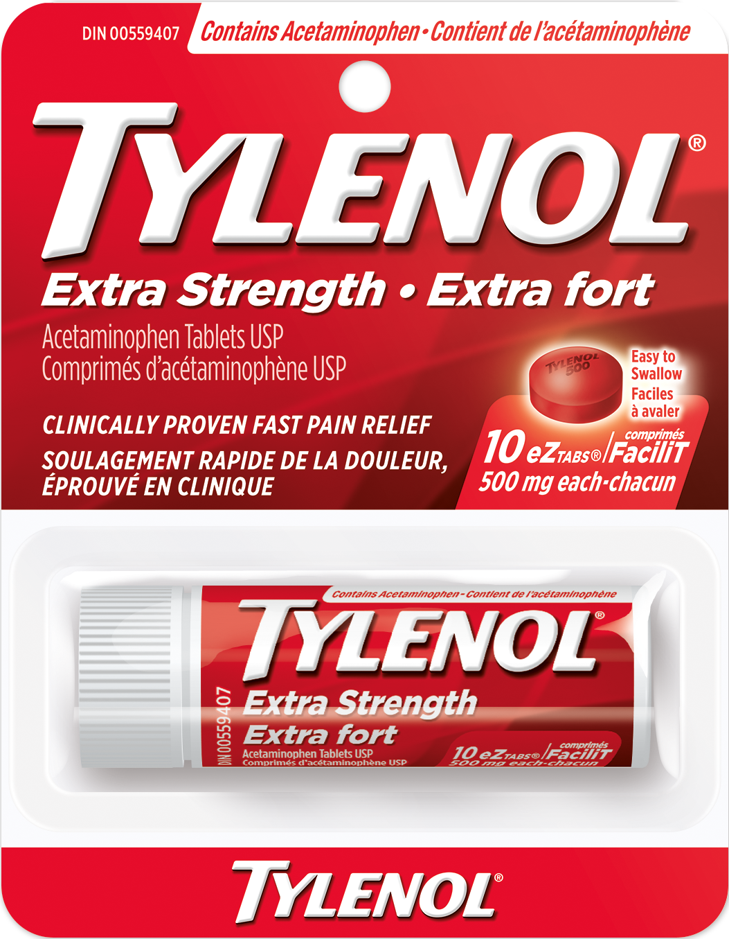 Tylenol - Extra Strength EZ Tabs (10)
