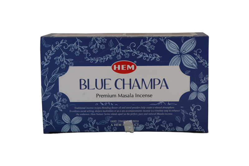 Hem Incense Premium Masala 15g - Blue Champa(12/PK)