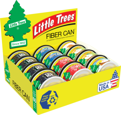 Little Tree - Fiber Can Assorted(12/pk)