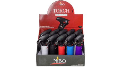 Nibo Deluxe Torch Lighters - Frosty (10)