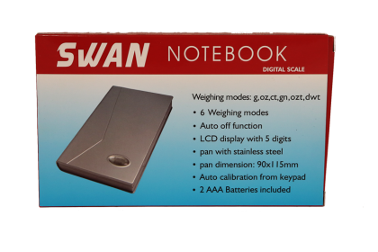 Scale - Swan Notebook (500X0.01)