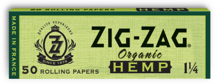 Zig Zag Rolling Paper - Organic 1 1/4 Size