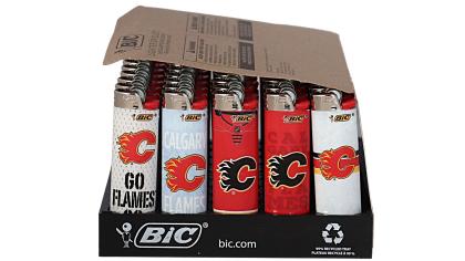 Bic Large Lighter - NHL Calgary Flames (50)