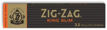 Zig Zag Rolling Paper - Black King Size Slim