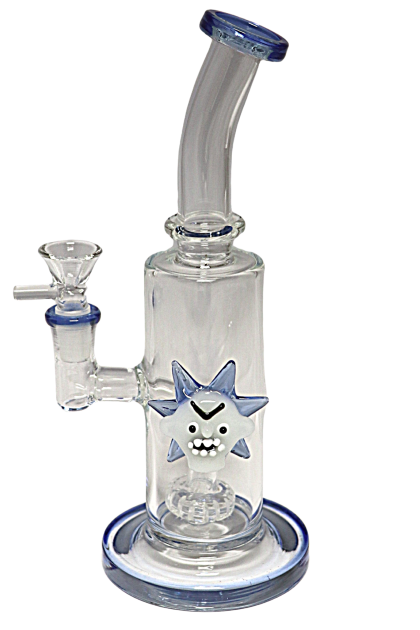 Glass Bong - 10" Angry Face