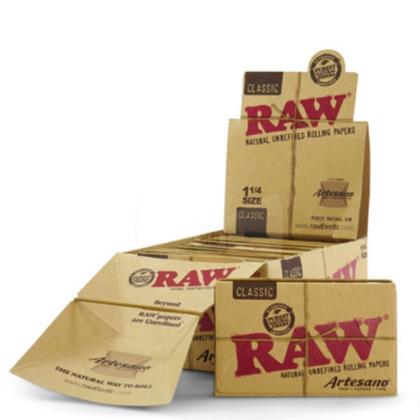 Raw Rolling Paper - Classic Artesano 1 1/4 (15)