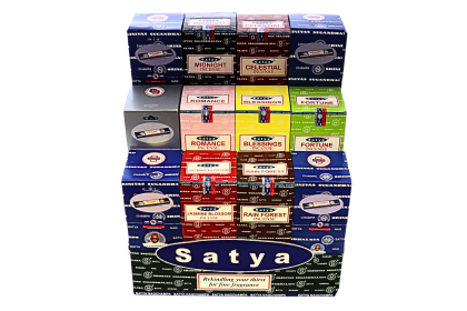 Satya Incense 10g - Assorted Display (16X25)