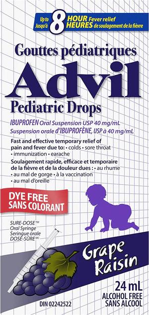 Advil - Pediatric Drops Grape 24mL