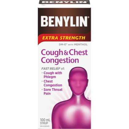 Benylin - Extra Strength Cough & Chest Congestion 100mL