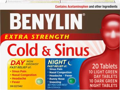 Benylin Extra Strength - Cold & Sinus (20)