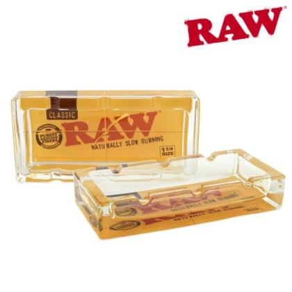 Raw Glass Ashtray - 1 1/4 Packet Design