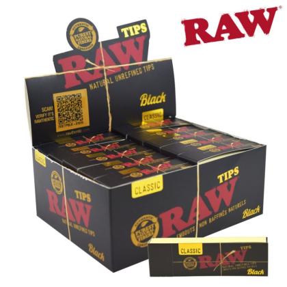 Raw Tips - Black (50X50)
