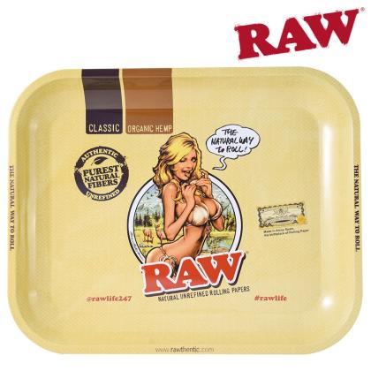 Rolling Tray - Raw Girl Large
