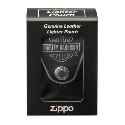 Zippo Harley Lighter Pouch - Black (HDPBK)