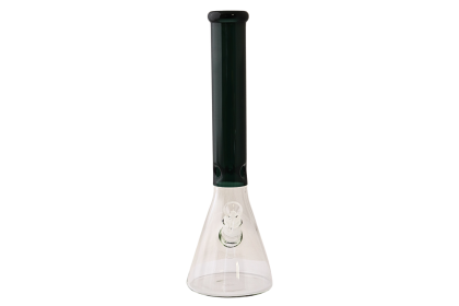 Glass Bong - 15.5" Colored Neck ABC0060-2