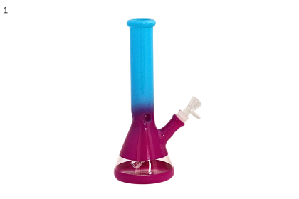 Glass Bong - 10" Multi Color AS001