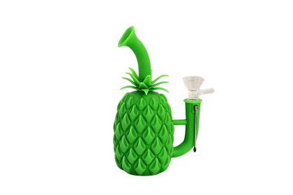 Silicone Bong - 7.5" Pineapple Shape w/Magnet CSP013