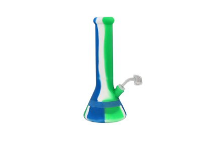 Silicone Bong - 11.5" Wide Beaker with Banger SP1014