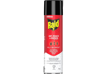 Raid Ant, Roach & Earwig Insect Killer Pressurized Spray 350g