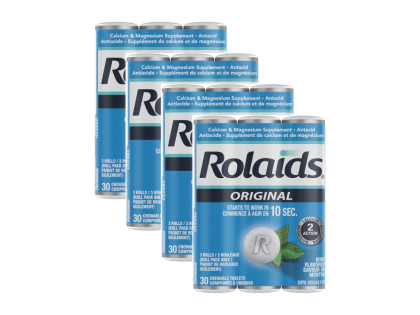 Rolaids - Original Mint Flavoured 120 Tablets 30/Pk (30x4)