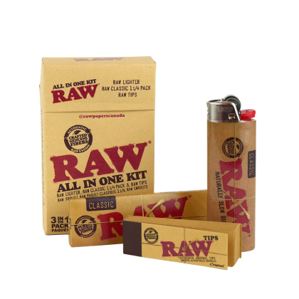 Raw All in One Kit (Raw Lighter+Raw125+Raw Tips)