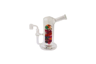 Glass Bong - 8" Dice Filling w/Light 202407-01AB