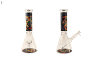 Glass Bong - 10" Dog Design ABC0084