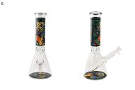 Glass Bong - 10" Dog Design ABC0084