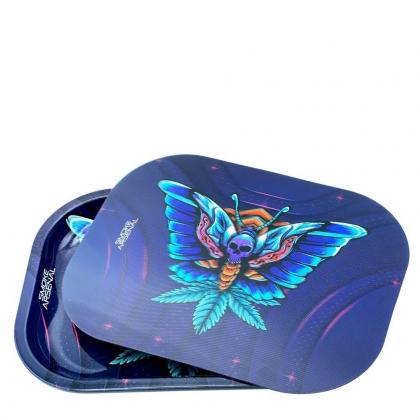 Rolling Tray W/3D Cover - Small Butterfly