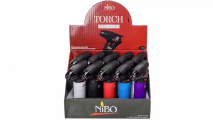 Nibo Deluxe Torch Lighters - Frosty (10)