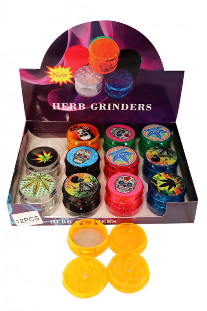Plastic Grinder - 4P Herb Grinders (12)