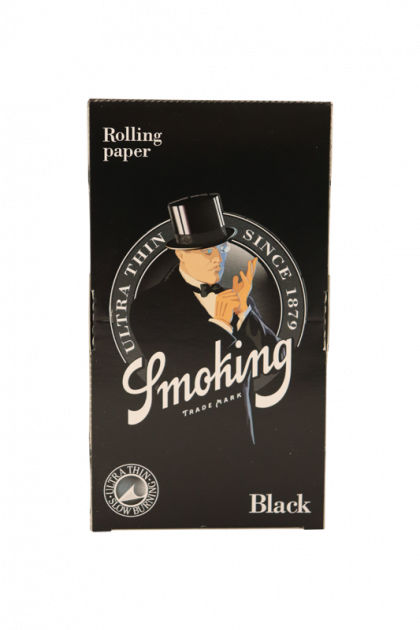 Rolling Papers:Smoking Rolling Paper - Black Ultra Thin