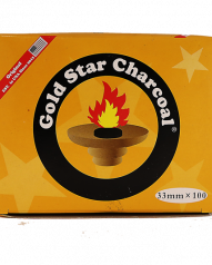 Hooka Accessories:Gold Star Charcoal