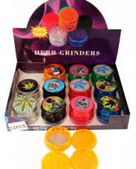 Plastic Grinder - 4P Herb Grinders (12)
