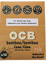 OCB Cones - Bamboo 1 1/4 (12X10)